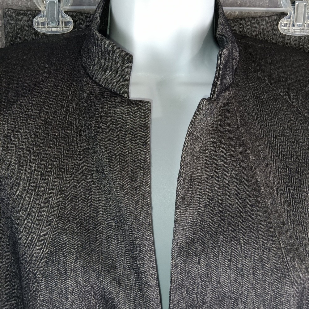 Antonio Melani Women's Suit Set Jacket Skirt Herringbone Metallic Size 4 - Picture 9 of 16